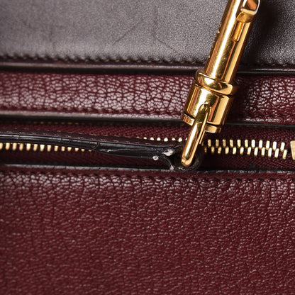 Celine Goatskin Smooth Calfskin Mini Belt Bag Burgundy 20 of 23