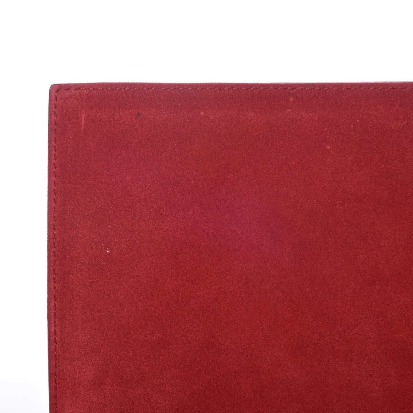 Calfskin Classic Y Ligne Clutch Red