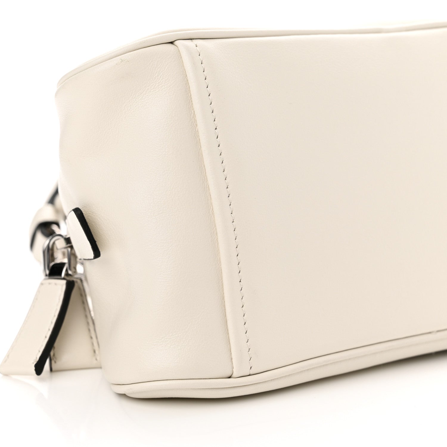 Prada Grace Lux Triangle Top Handle Shoulder Bag White 9 of 10