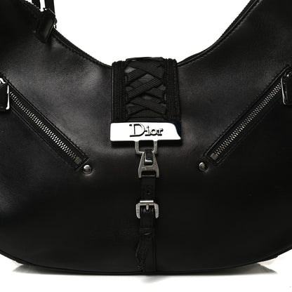 Christian Dior Calfskin Admit It Hobo Black 6 of 11