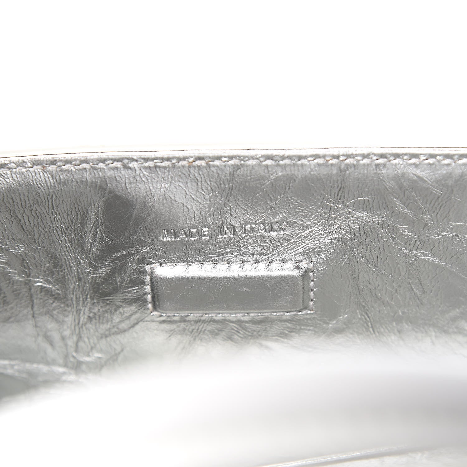 Christian Dior Metallic Calfskin Medium Diorever Flap Silver 7 of 10
