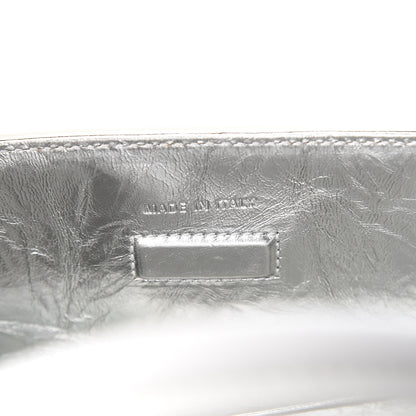 Christian Dior Metallic Calfskin Medium Diorever Flap Silver 7 of 10