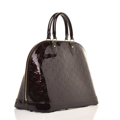 Louis Vuitton Vernis Alma GM Amarante 3 of 9