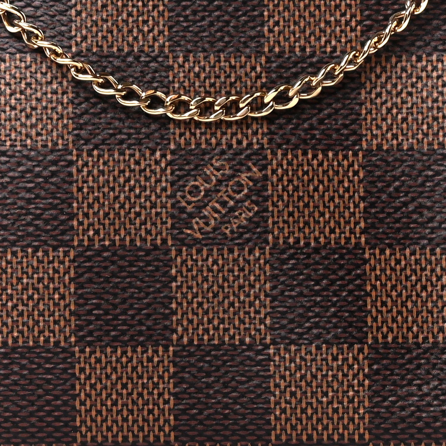 Louis Vuitton Damier Ebene Mini Pochette Accessories 8 of 10
