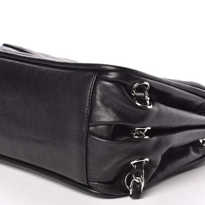Chanel Calfskin Diagonal Ligne Flap Black 10 of 14