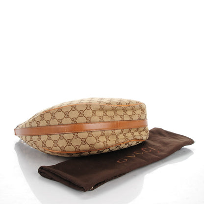 Gucci Monogram Medium GG Twins Hobo Tan 4 of 7