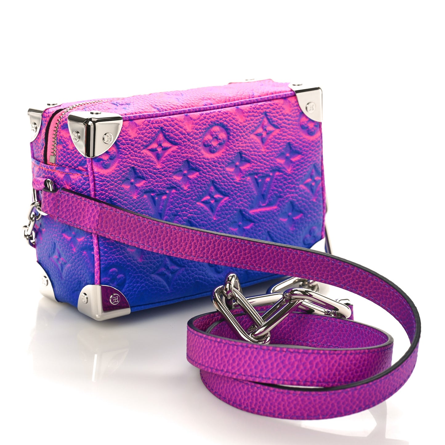 Taurillon Illusion Mini Soft Trunk Bleu Rose