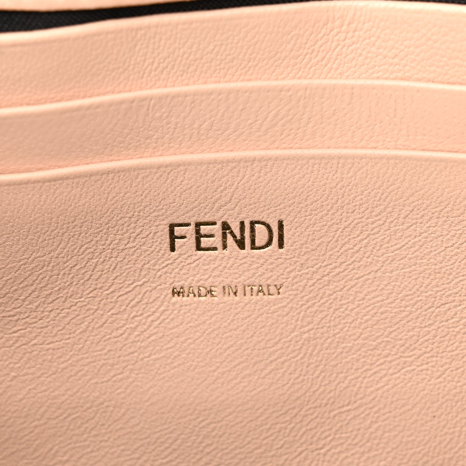 Fendi Nappa FF 1974 Embossed Mini Baguette Light Rose 6 of 10