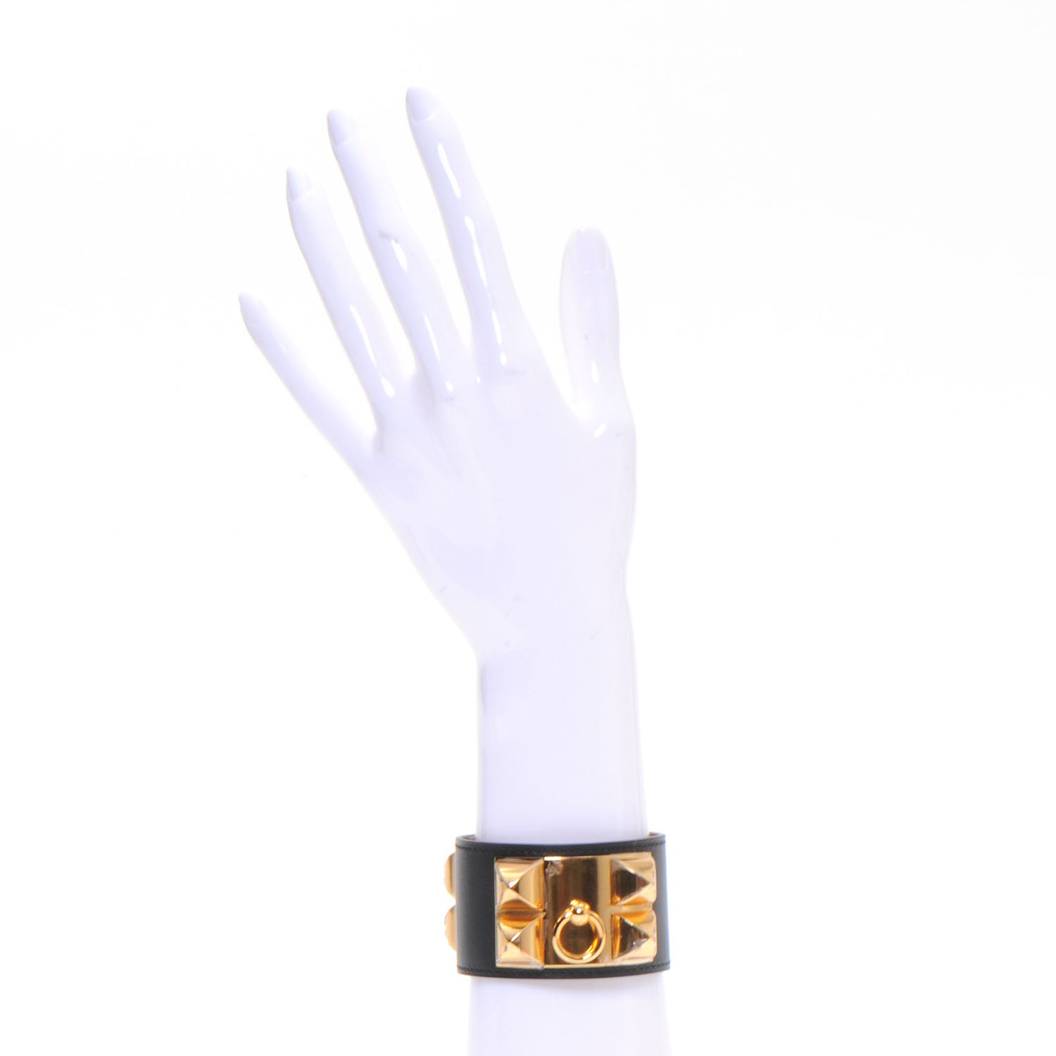 Hermes Chamonix Collier de Chien CDC Bracelet L Black 2 of 5