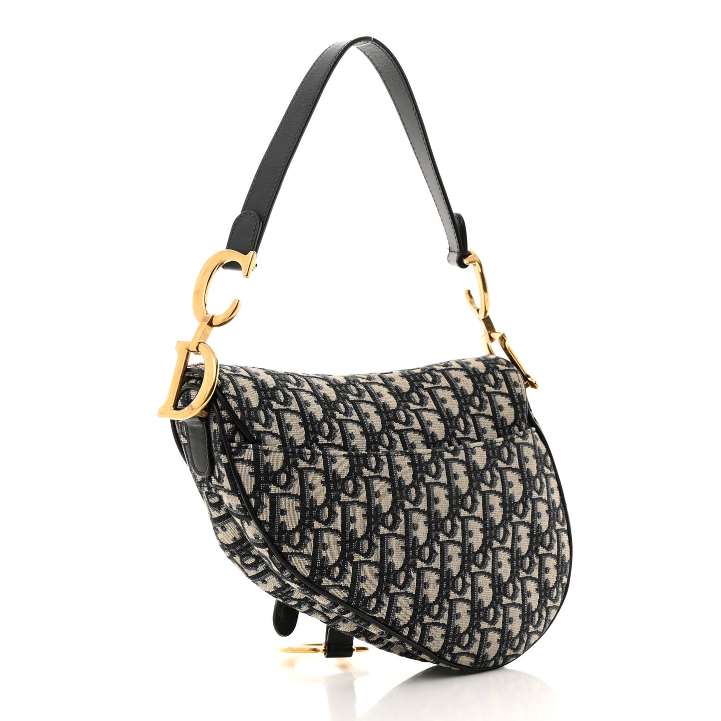 Oblique Saddle Bag Blue