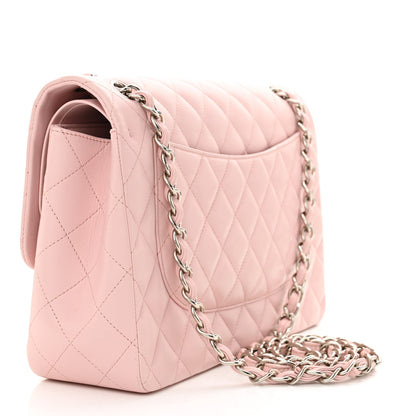 Chanel Lambskin Quilted Jumbo Double Flap Light Pink 3 of 12
