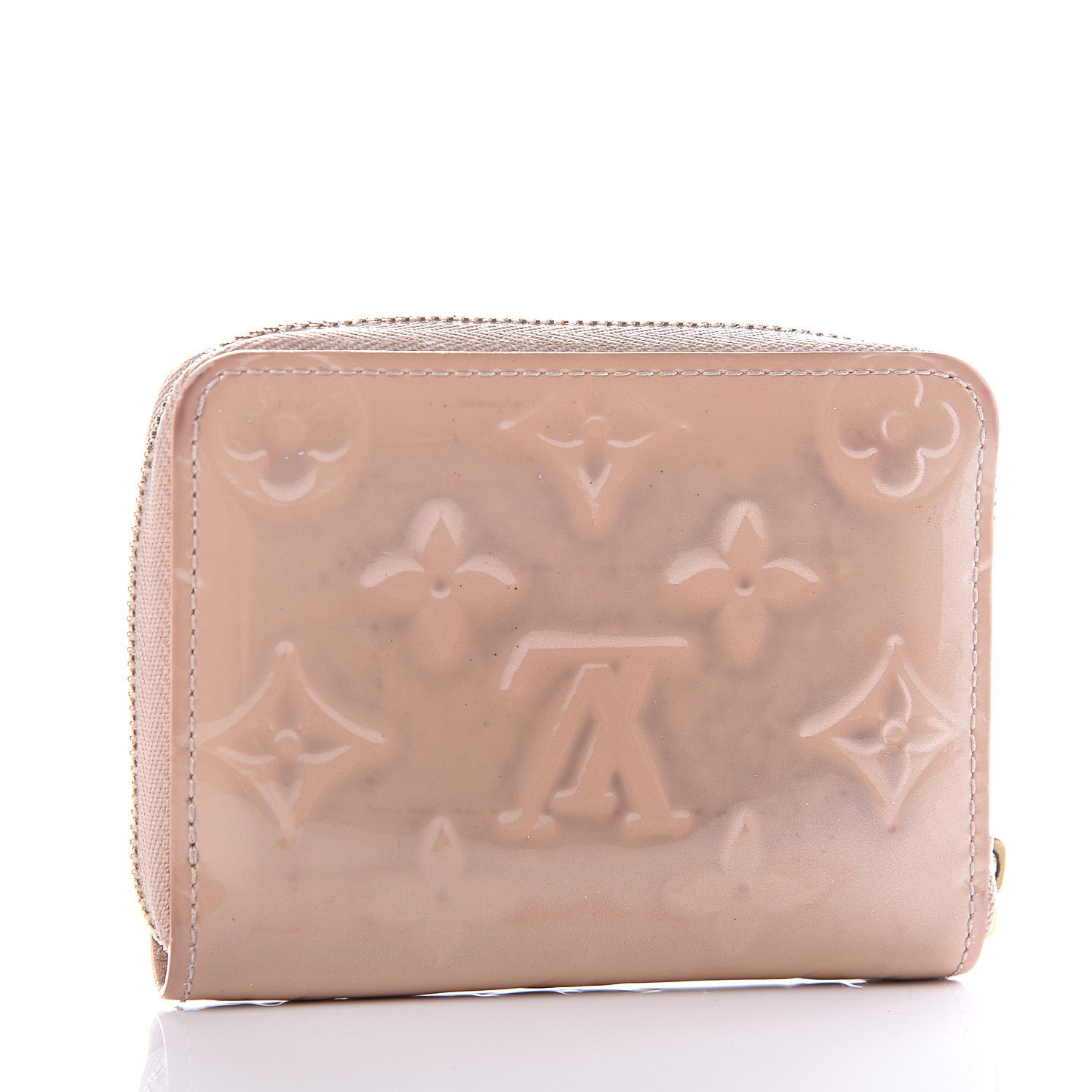 Louis Vuitton Vernis Zippy Coin Purse Beige Poudre 2 of 9