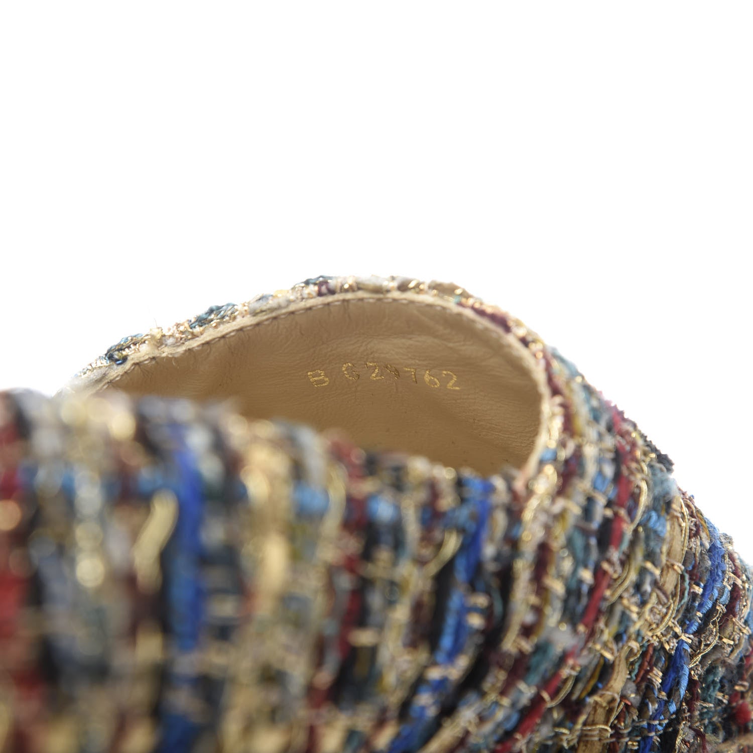 Chanel Tweed Grosgrain CC Espadrilles 39 Multicolor 9 of 9