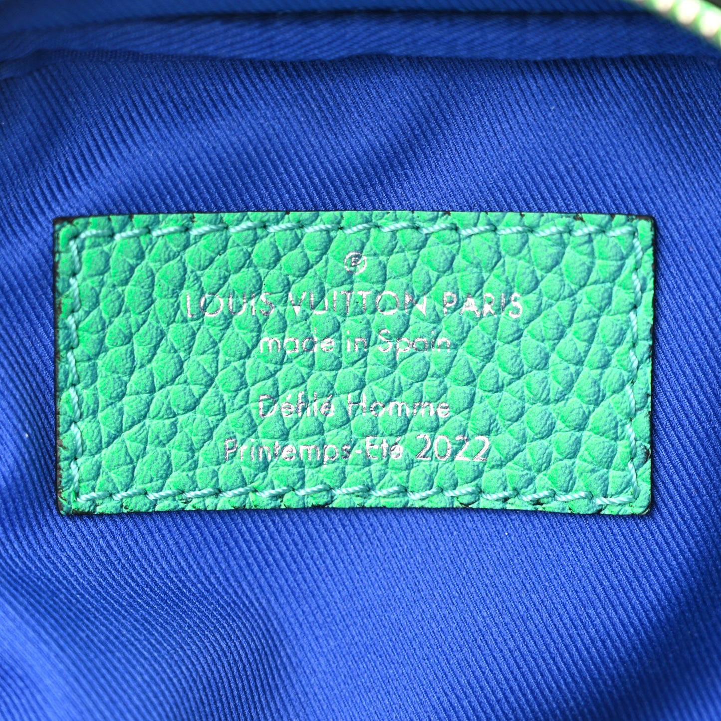 Taurillon Illusion Double Phone Case Bleu Vert