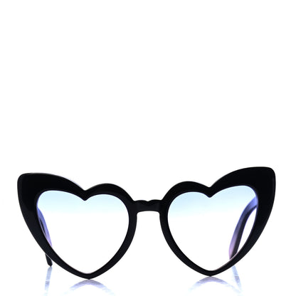 Saint Laurent Acetate Heart Frame Loulou SL181 Sunglasses Black 2 of 4
