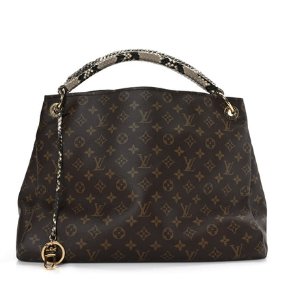 Louis Vuitton Snakeskin Monogram Artsy MM 1 of 8