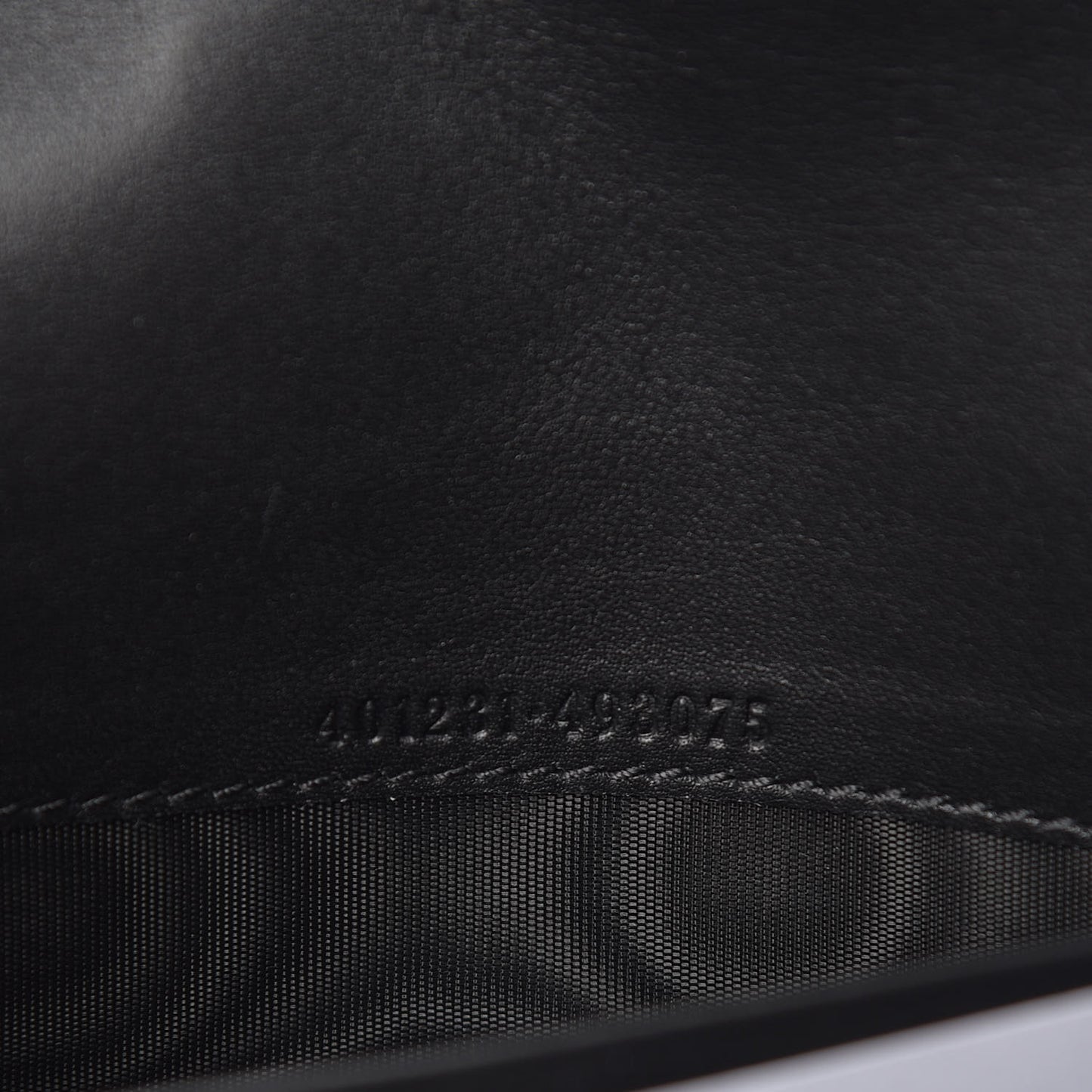 Velvet GG Monogram Mini Dionysus Chain Wallet Black