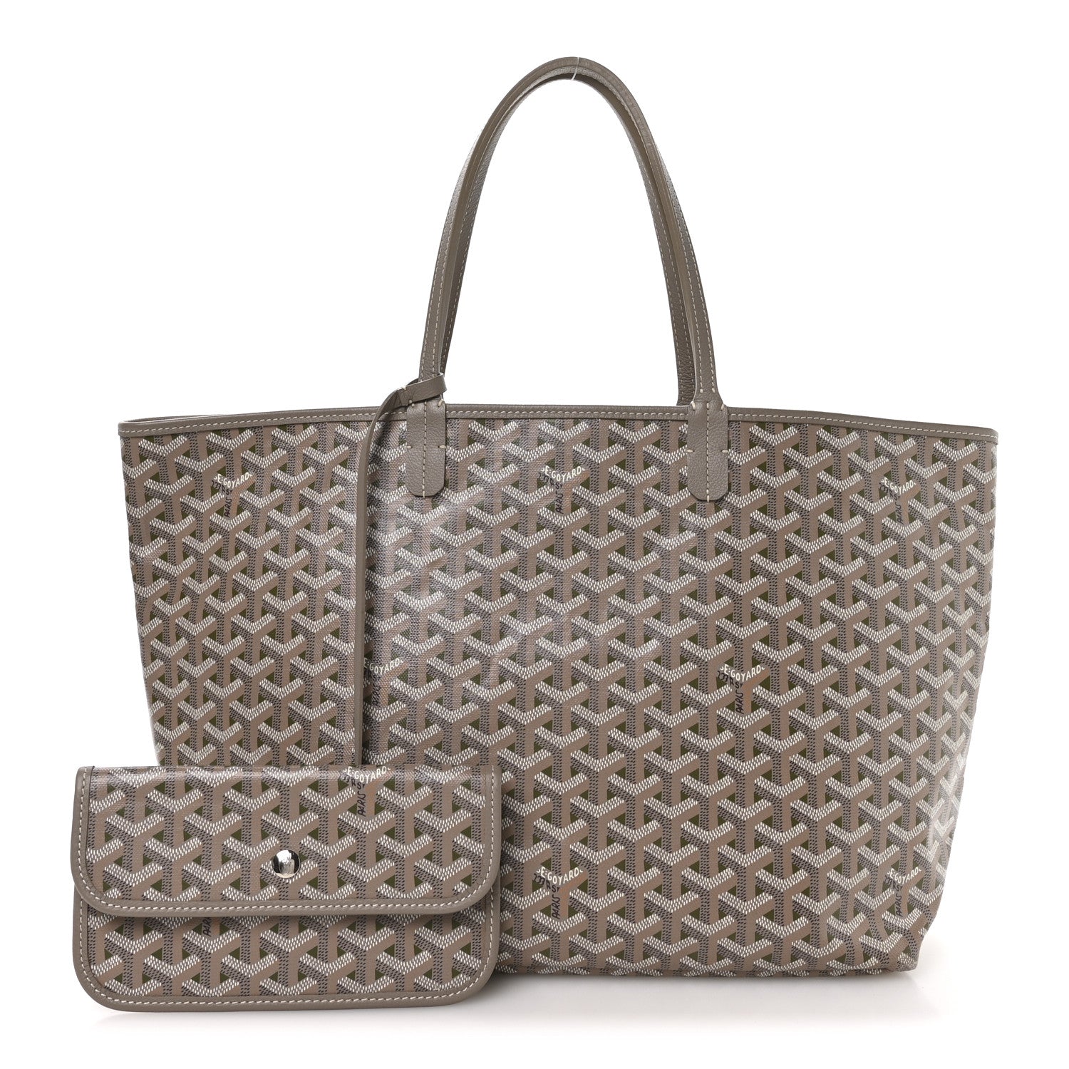 Goyard Goyardine Saint Louis Claire Voie PM Grege Khaki 3 of 10