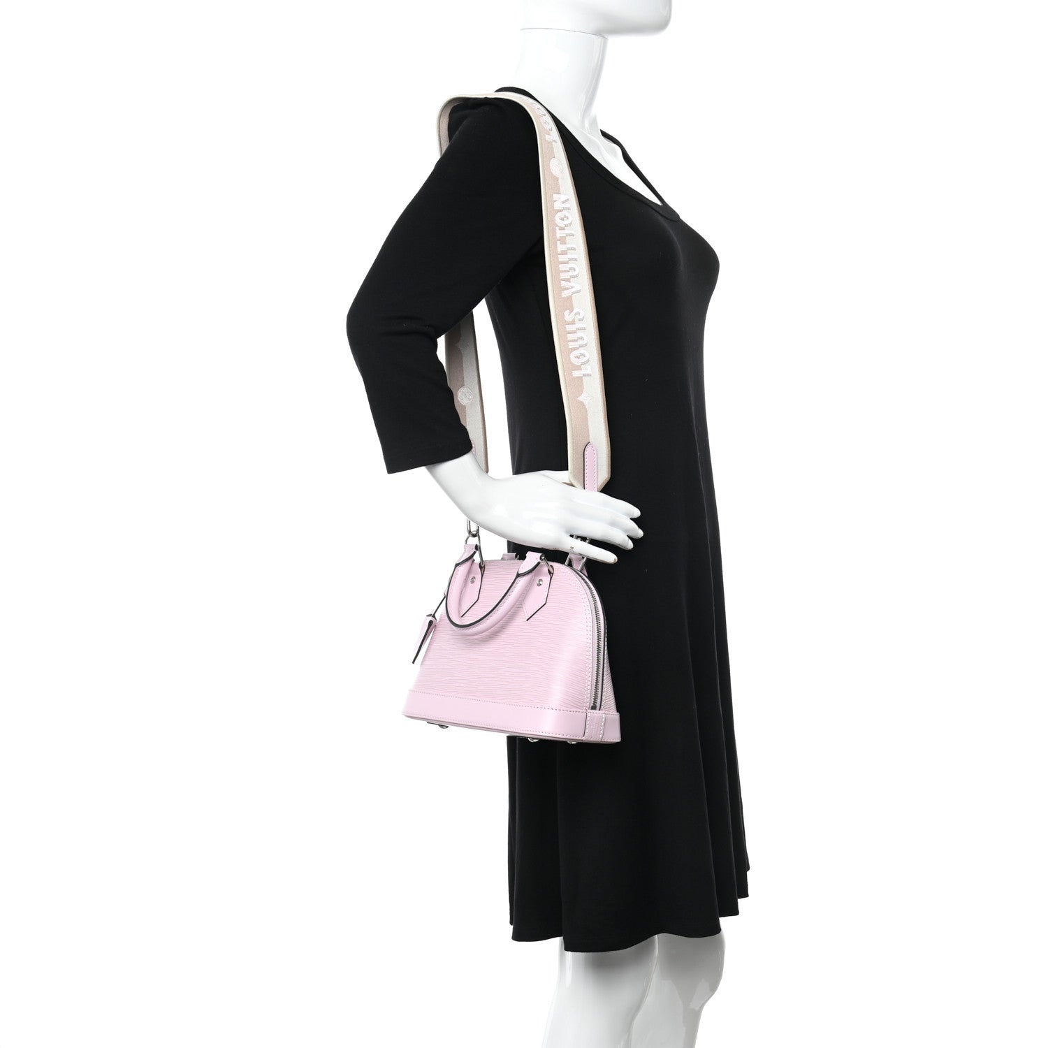 Louis Vuitton Epi Jacquard Alma BB Guimauve 2 of 10