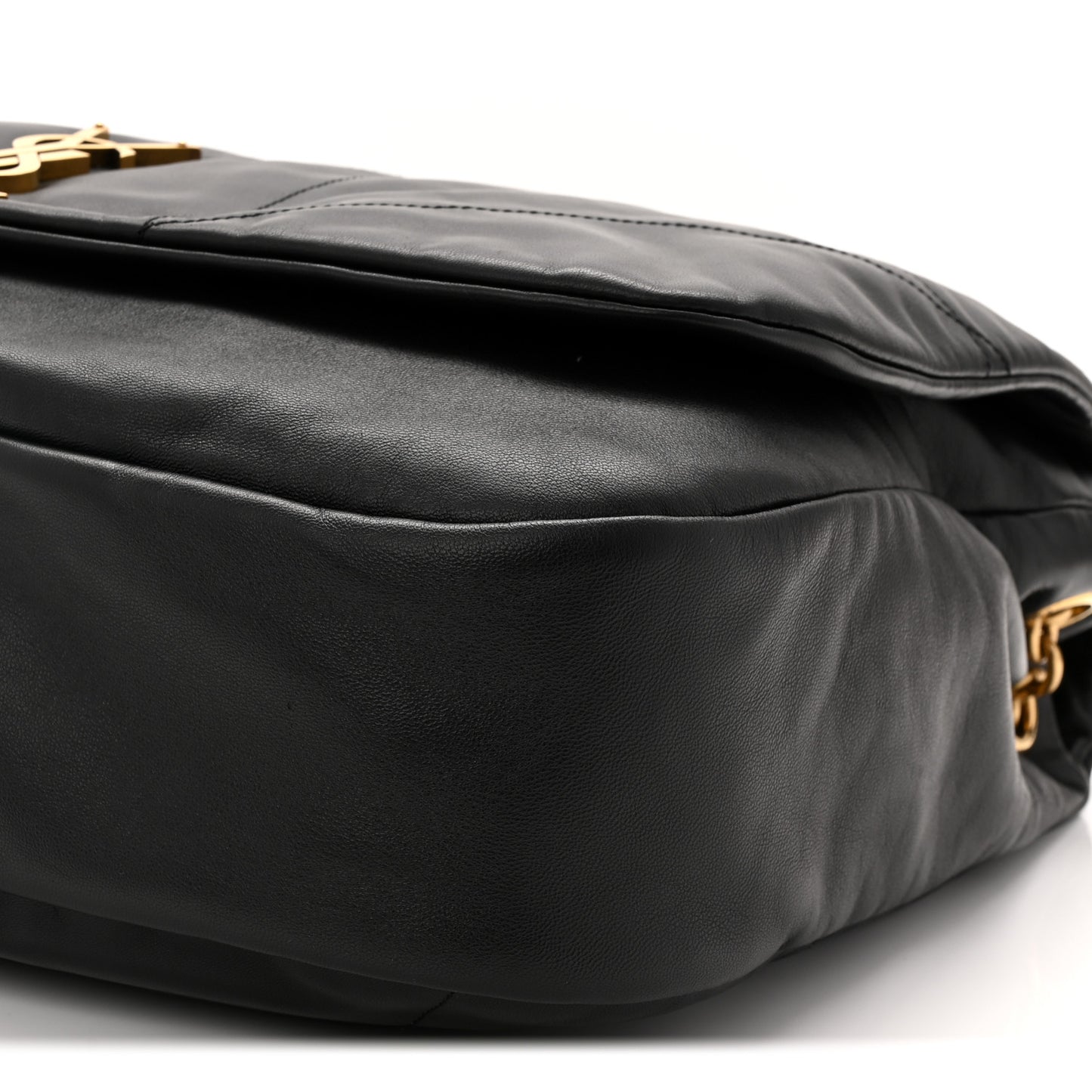 Lambskin Matelasse Monogram Large Jamie 4.3 Black