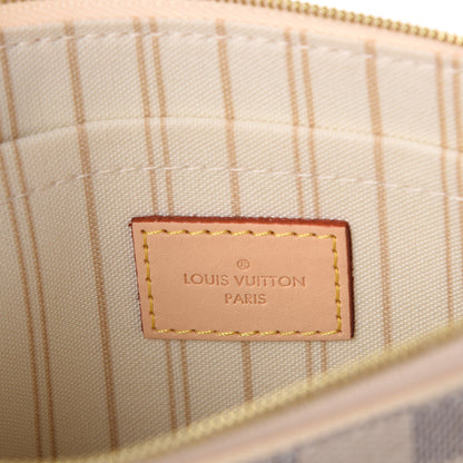 Louis Vuitton Damier Azur Neverfull MM GM Pochette 5 of 7