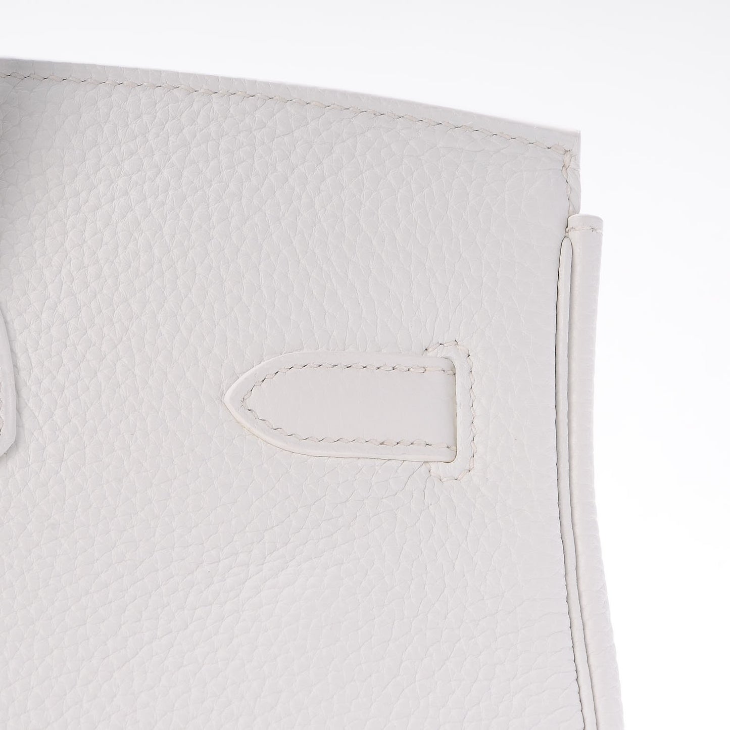 Taurillon Clemence Birkin 35 White