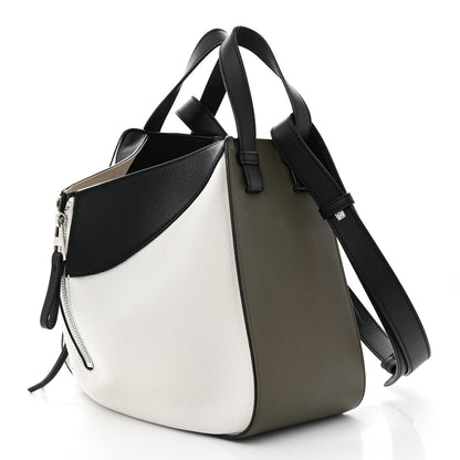 Loewe Calfskin Small Hammock Shoulder Bag Khaki Green Soft White 3 of 11
