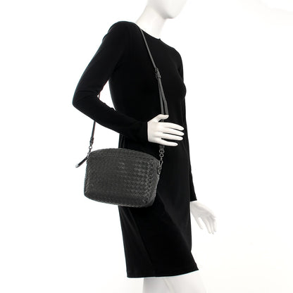Bottega Veneta Nappa Intrecciato Small Camera Bag New Light Grey 2 of 10