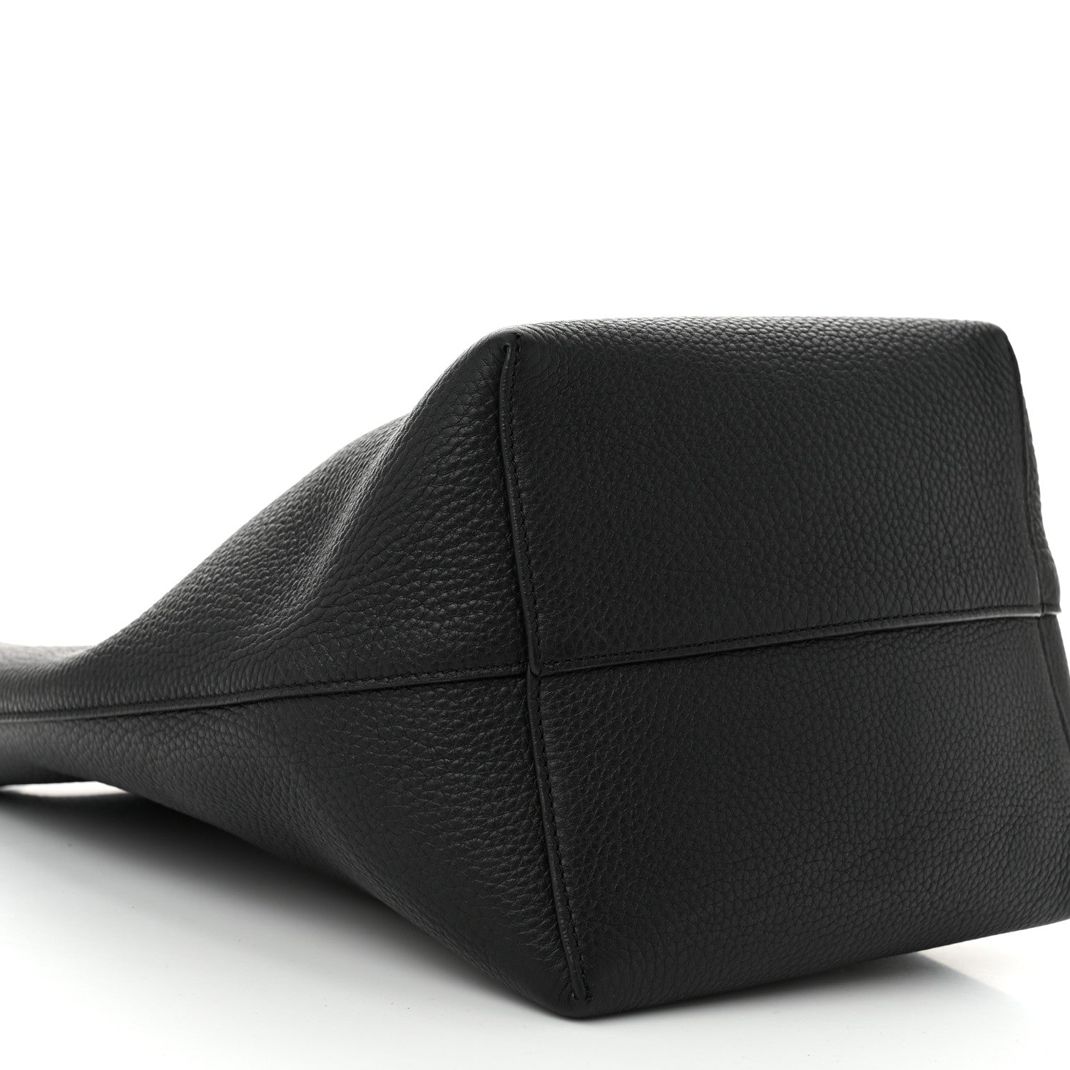The Row Grained Calfskin Medium N/S Park Tote Black 9 of 10