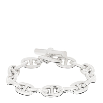 Hermes Sterling Silver MM Chaine d'Ancre Bracelet 1 of 3