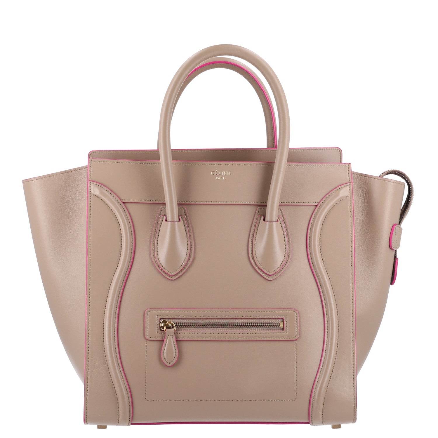 Celine Palmelato Calfskin Mini Luggage Beige 1 of 10