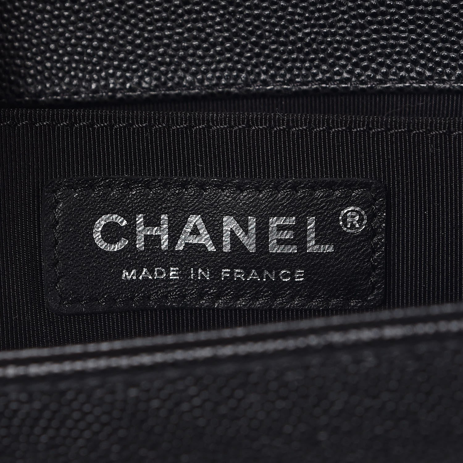 Chanel Caviar Quilted Medium Boy Flap Black 7 of 9