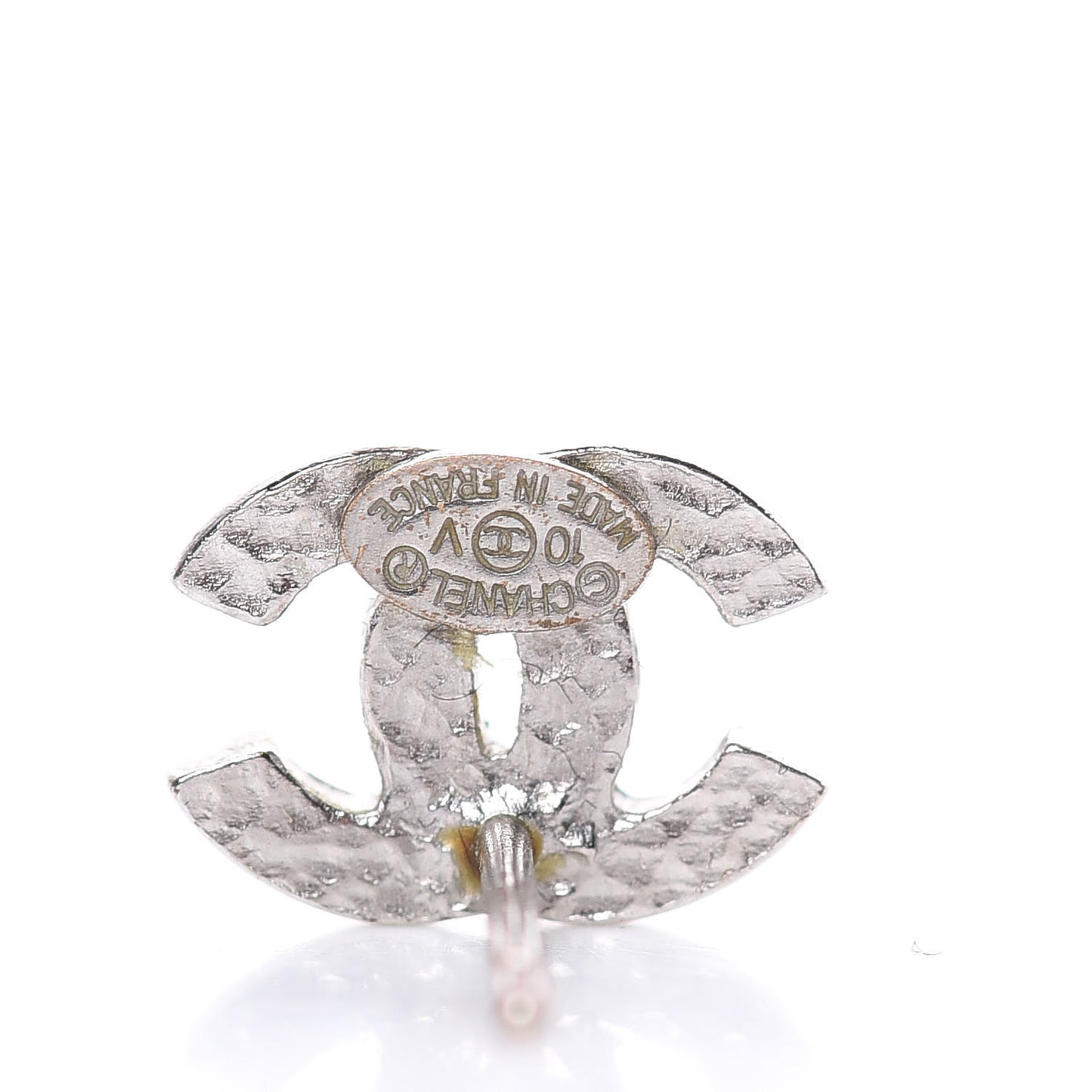 Crystal Mini Timeless CC Earrings Silver