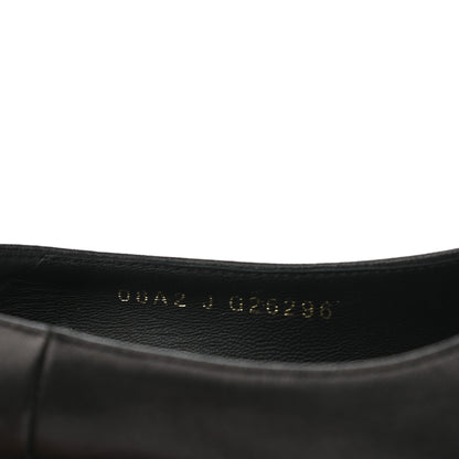 Chanel Lambskin Patent Cap Toe Escarpins CC Pumps 41 Black 8 of 10