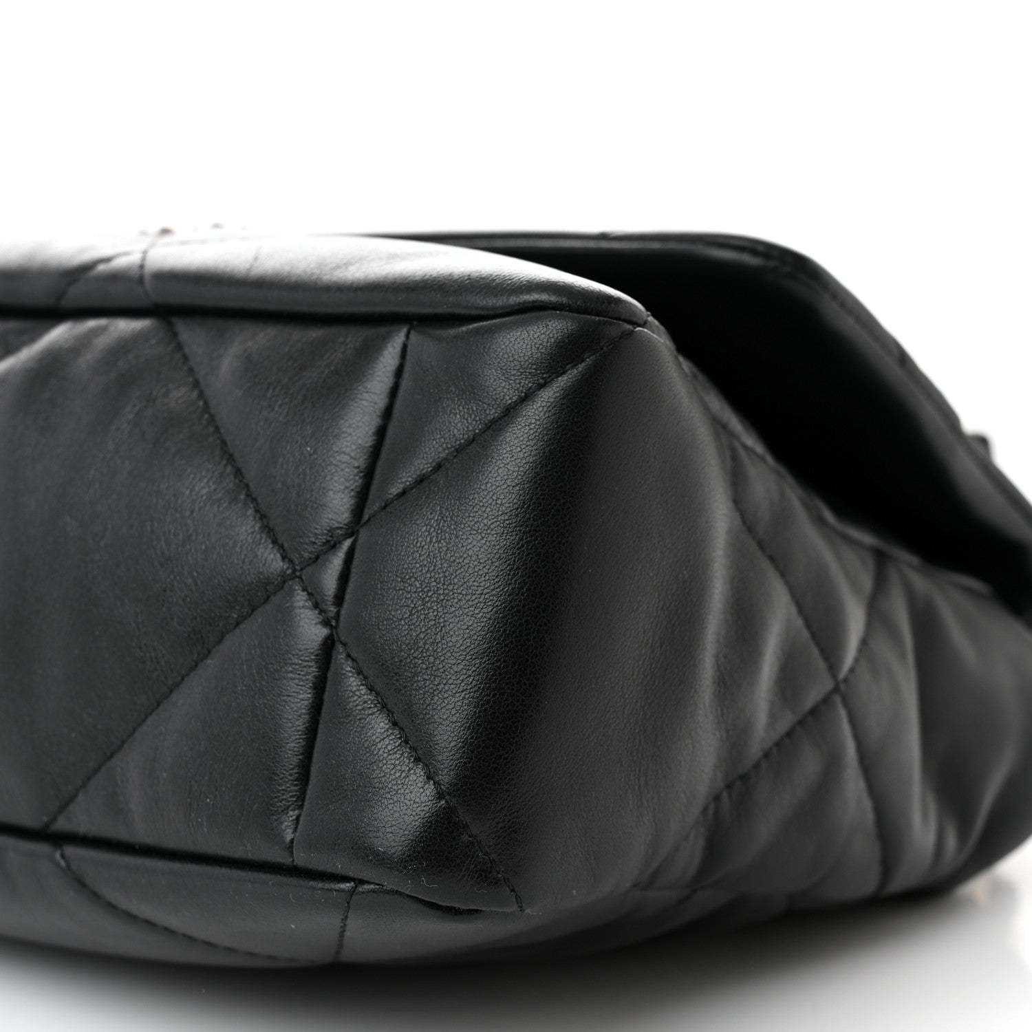 Chanel Lambskin Quilted Large Chanel 19 Flap Black 10 of 11