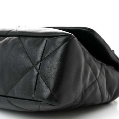 Chanel Lambskin Quilted Large Chanel 19 Flap Black 10 of 11