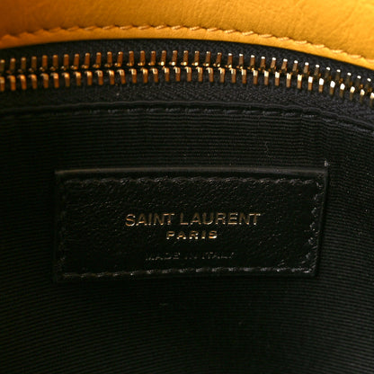 Saint Laurent Raffia Calfskin Monogram Medium Niki Chain Satchel Wheat 6 of 11