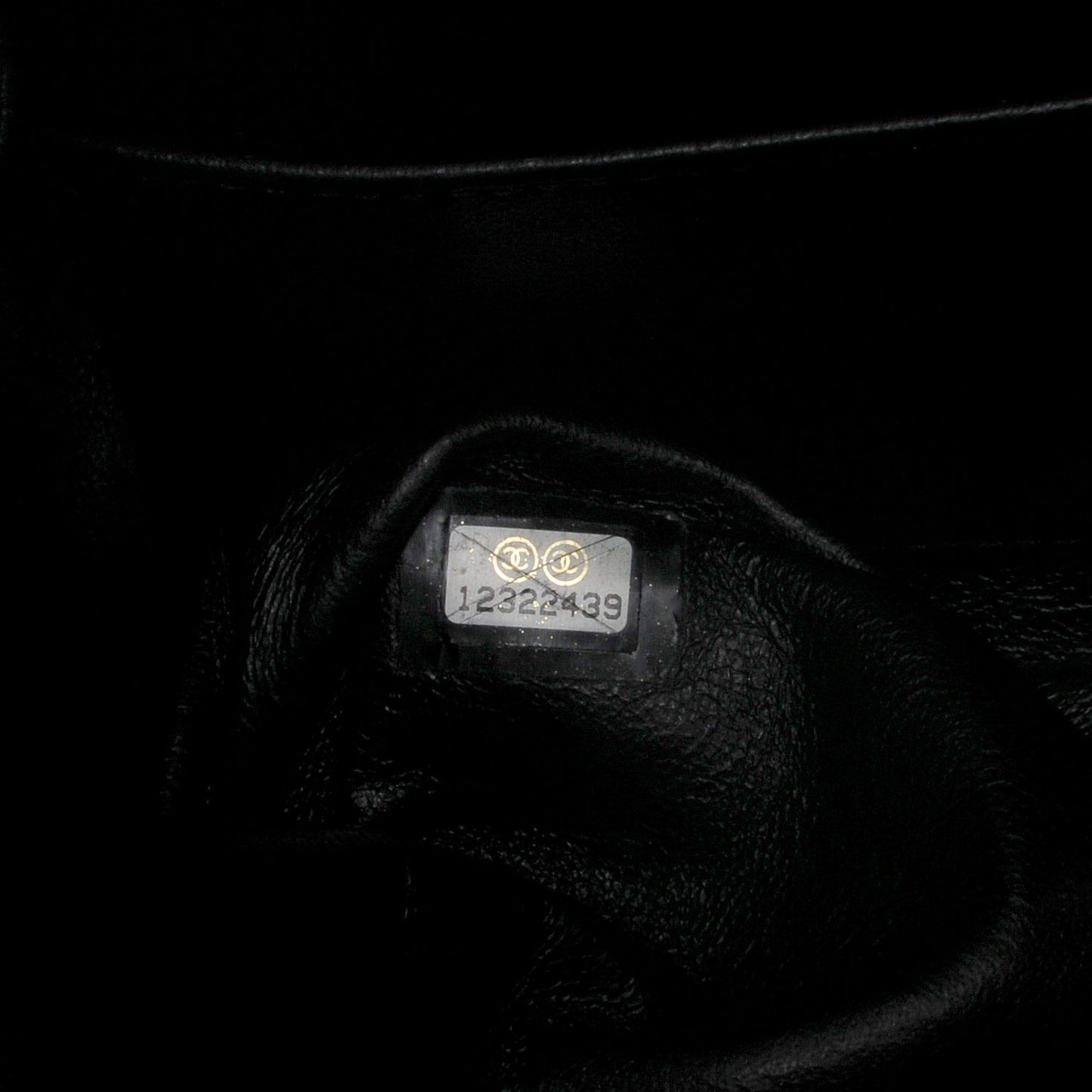 Calfskin 2.55 Reissue 226 Flap Metallic Black