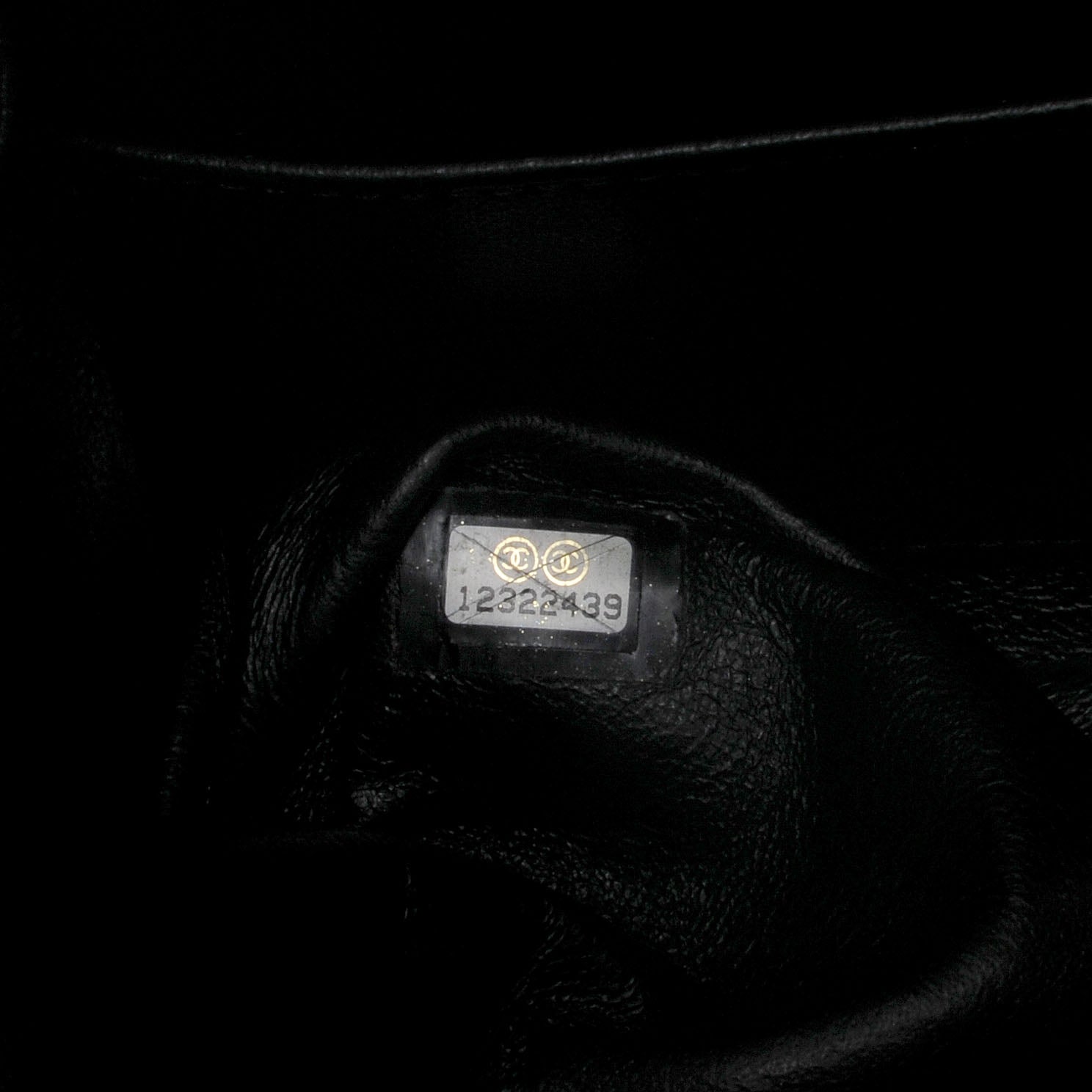 Chanel Calfskin 2.55 Reissue 226 Flap Metallic Black 7 of 8