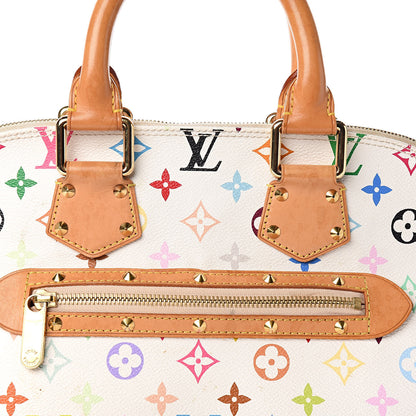 Louis Vuitton Monogram Multicolor Alma White 14 of 16