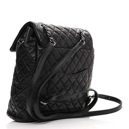 Chanel Calfskin Quilted Large Urban Spirit Backpack Black 3 of 10