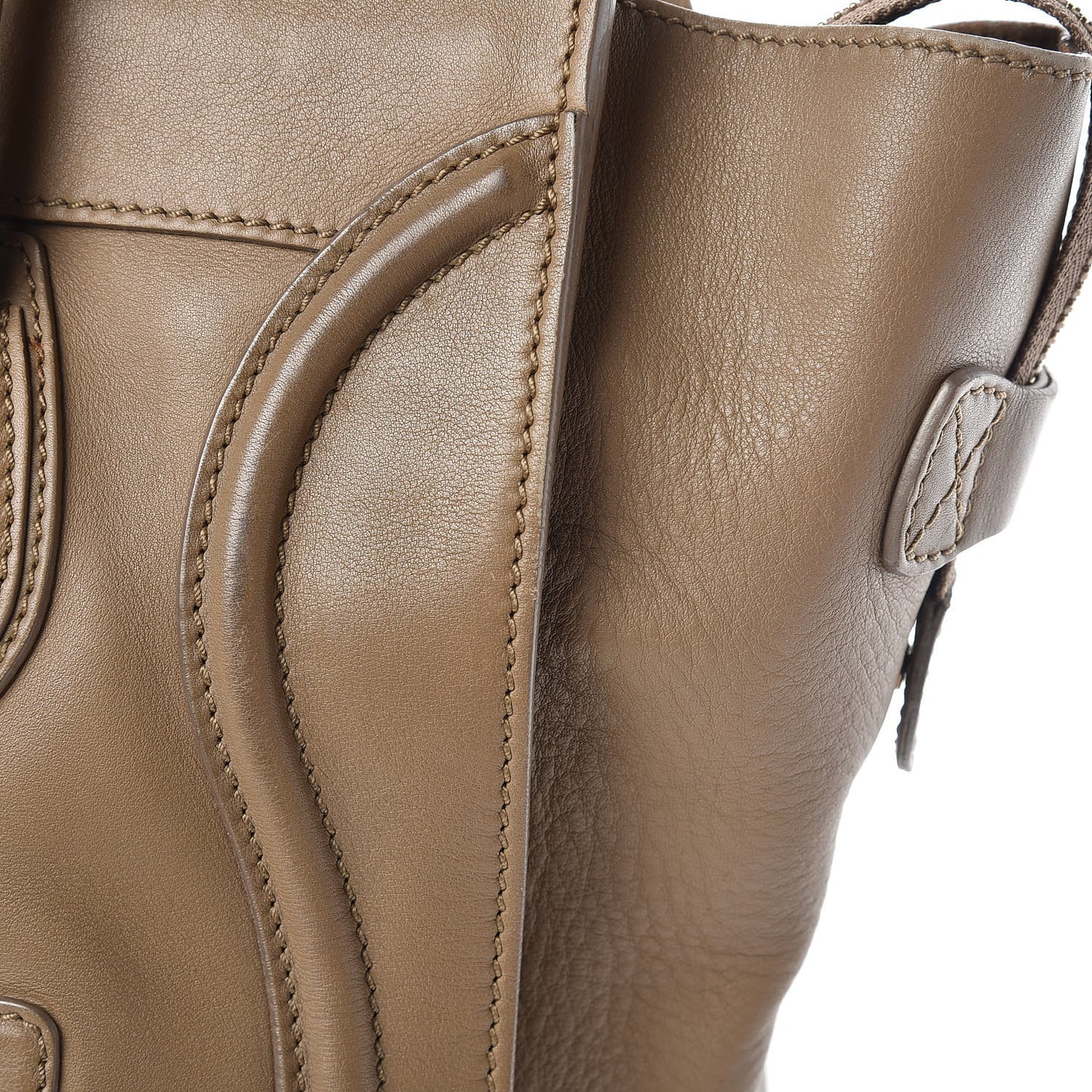 Smooth Calfskin Mini Luggage Camel