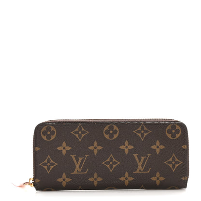 Louis Vuitton Monogram Clemence Wallet Rose Ballerine 1 of 7