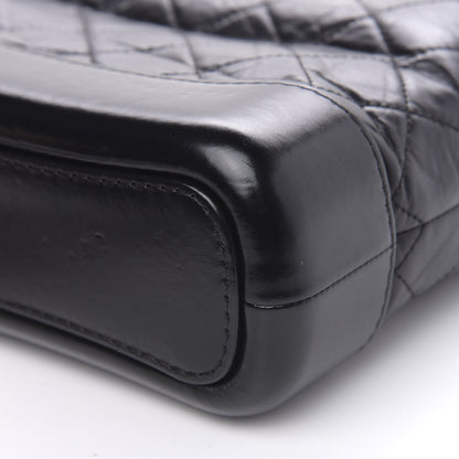 Chanel Aged Calfskin Quilted Small Gabrielle Hobo Black 10 of 14