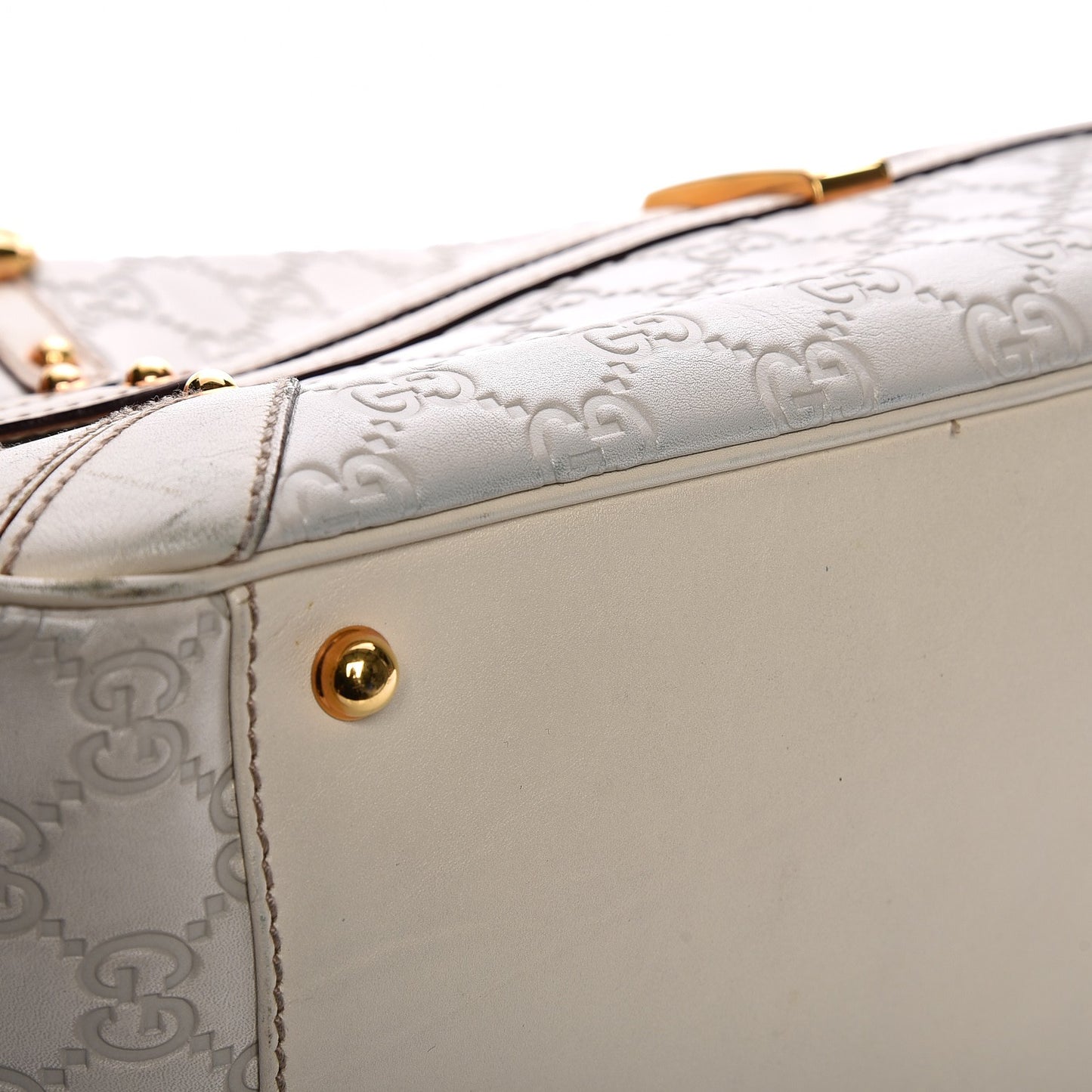 Guccissima Large Wave Boston Off White