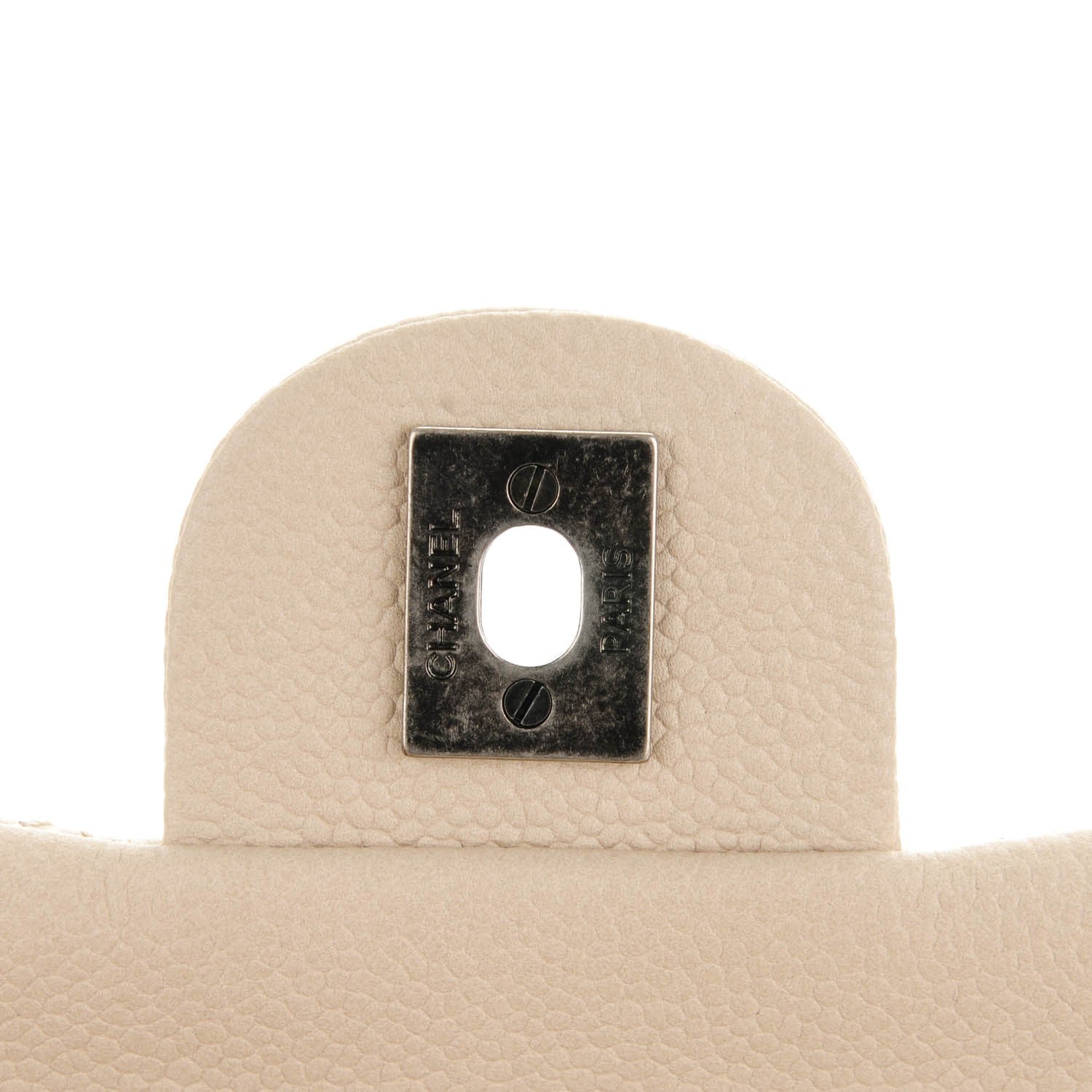 Chanel Caviar Quilted Medium Now and Forever Flap Ivory 6 of 8
