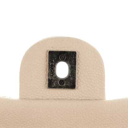 Chanel Caviar Quilted Medium Now and Forever Flap Ivory 6 of 8