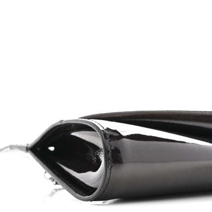 Christian Louboutin Patent Psychic Loubitwist Clutch Black 8 of 9