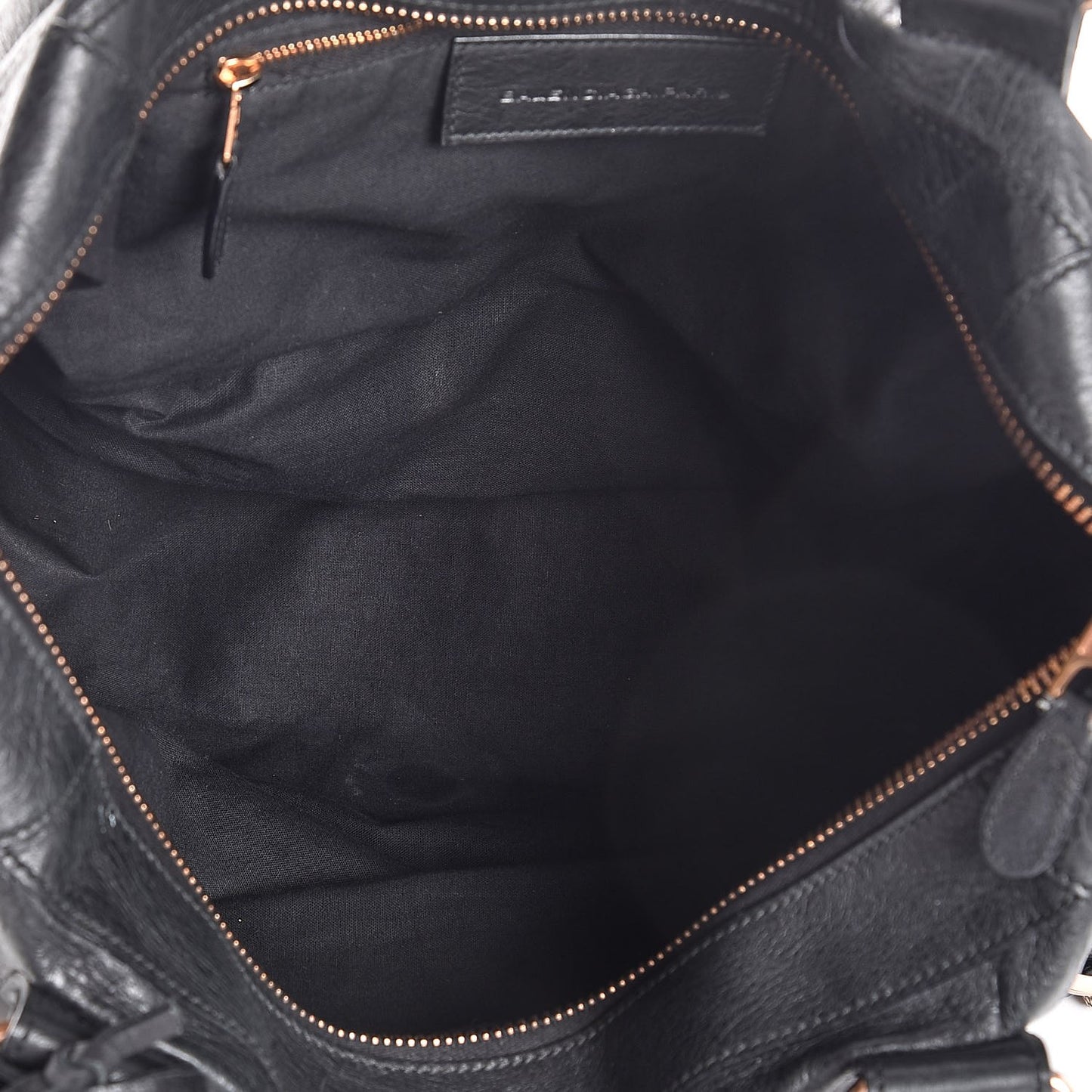 Agneau Giant 21 Rose Gold Hardware Work Black