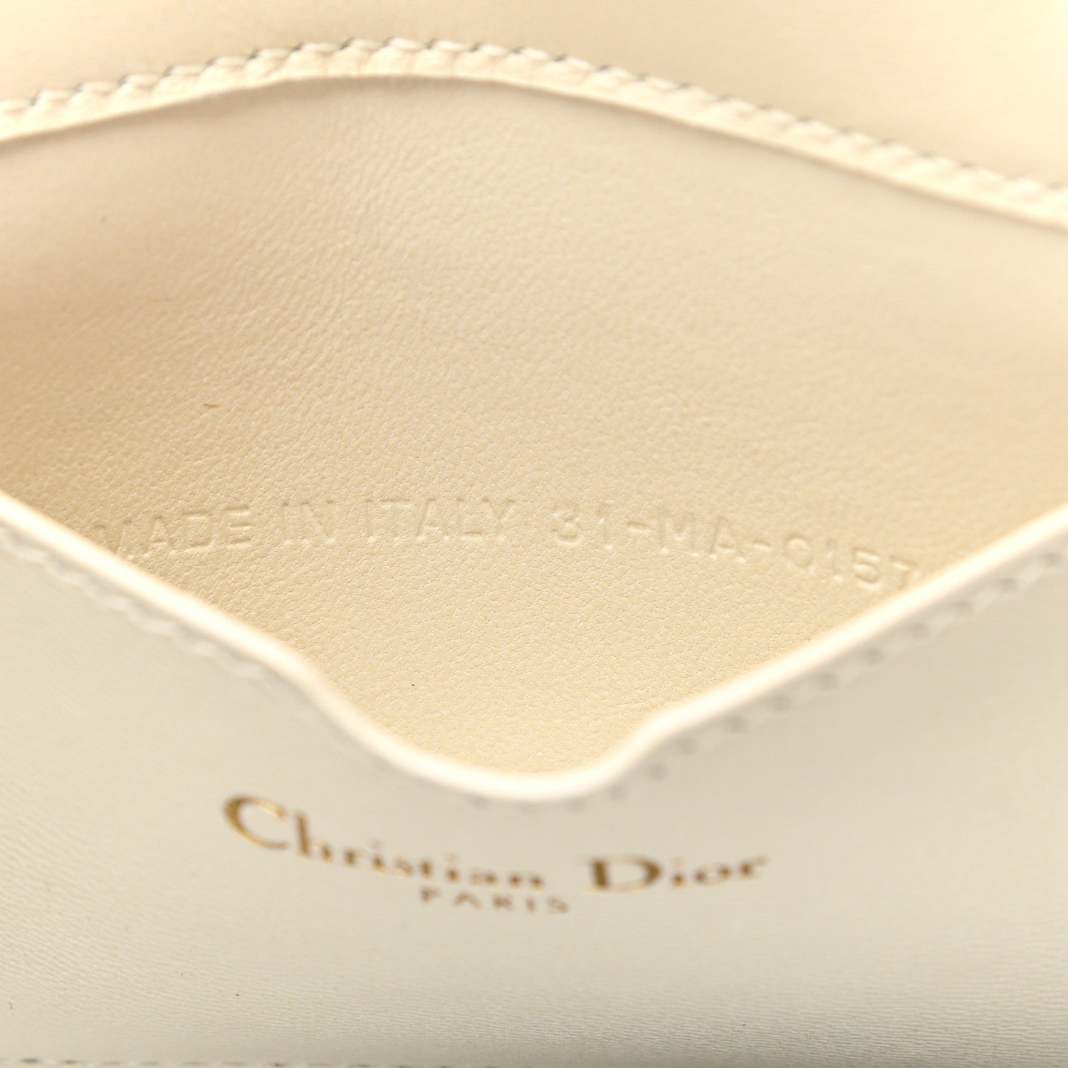 Christian Dior Lambskin Embroidered Le Soleil Tarot Pouch Clutch Latte 7 of 10